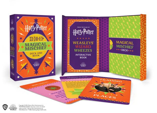 Harry Potter Weasley & Weasley Magical Mischief Deck and Book