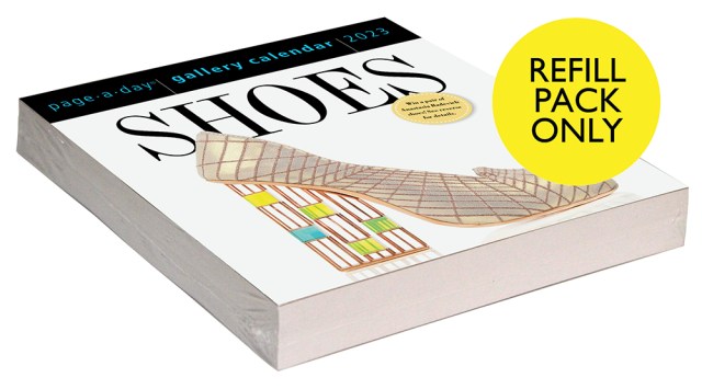 Shoes Page-A-Day® Gallery Calendar Refill Pack 2023